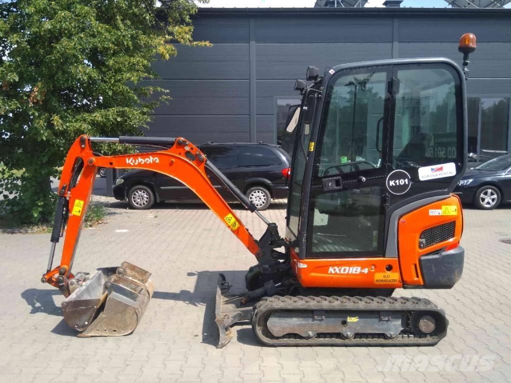 Kubota KX 018-4 Mini excavators < 7t
