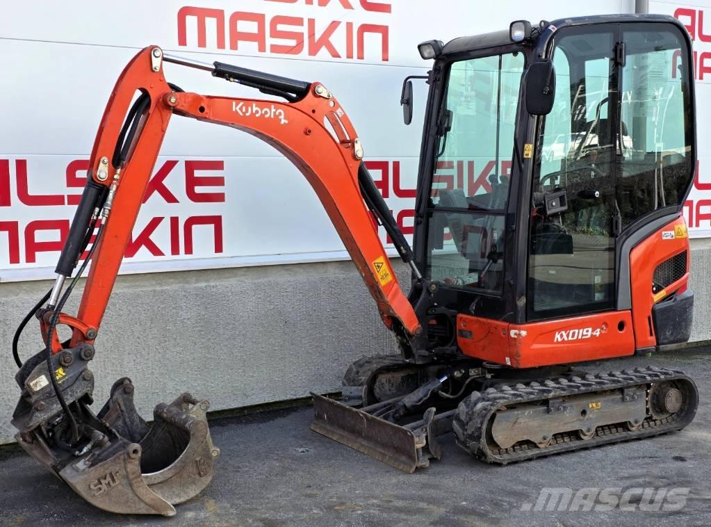 Kubota KX 019-4 Mini excavators < 7t