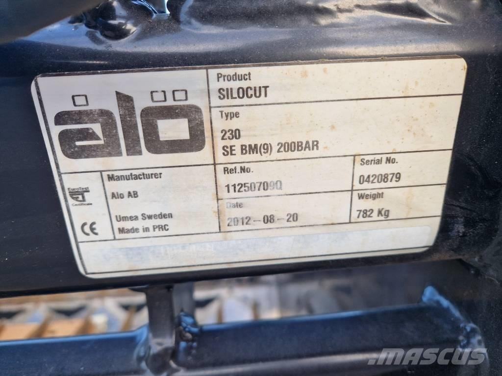 Ålö Silocut 230 . S-BM FEL`s  spares & accessories