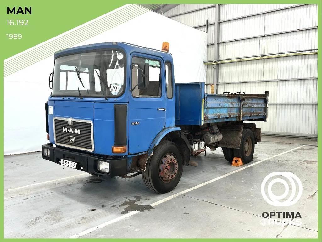MAN 16.192 FL Tipper trucks