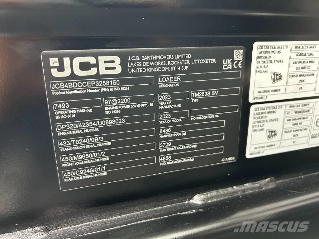 JCB TM280S Farming telehandlers