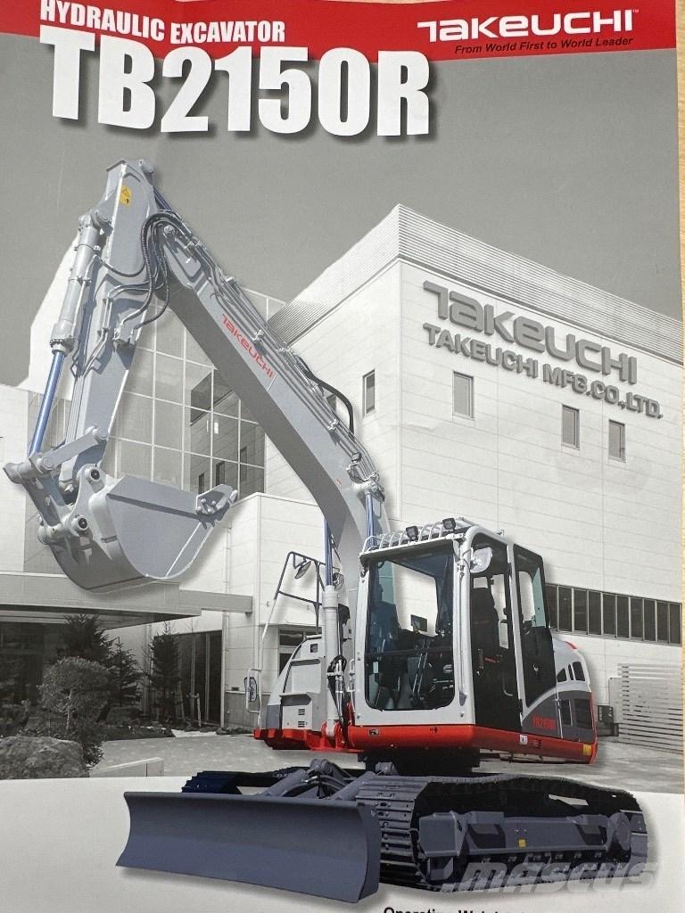 Takeuchi TB 2150 R Crawler excavators