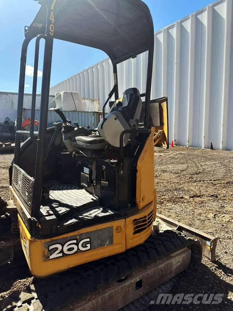 John Deere 26 G Mini excavators < 7t