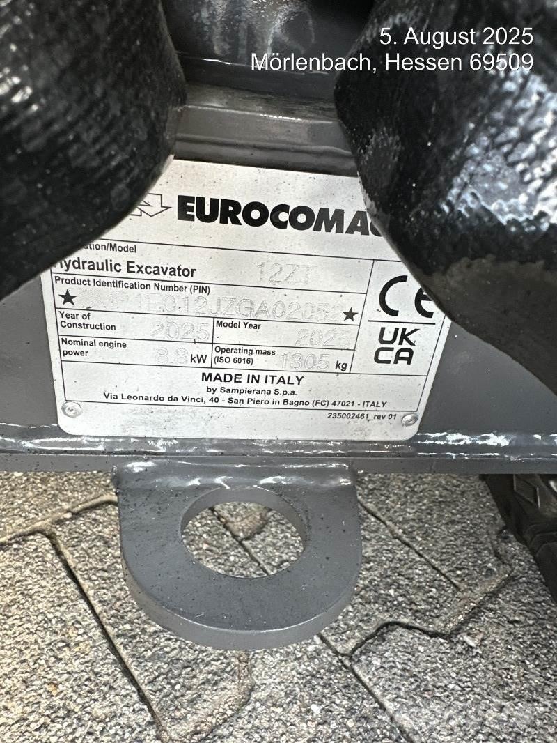 Eurocomach 12ZT Mini excavators < 7t
