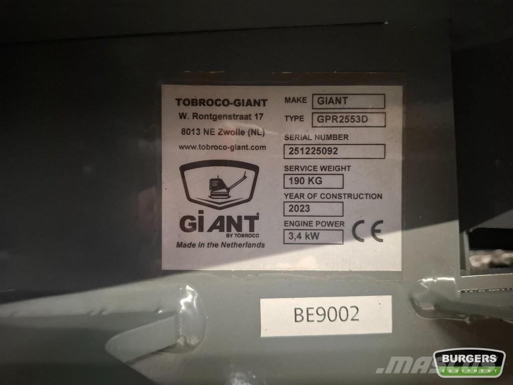 GiANT GPR2553D NEW Vibrator compactors