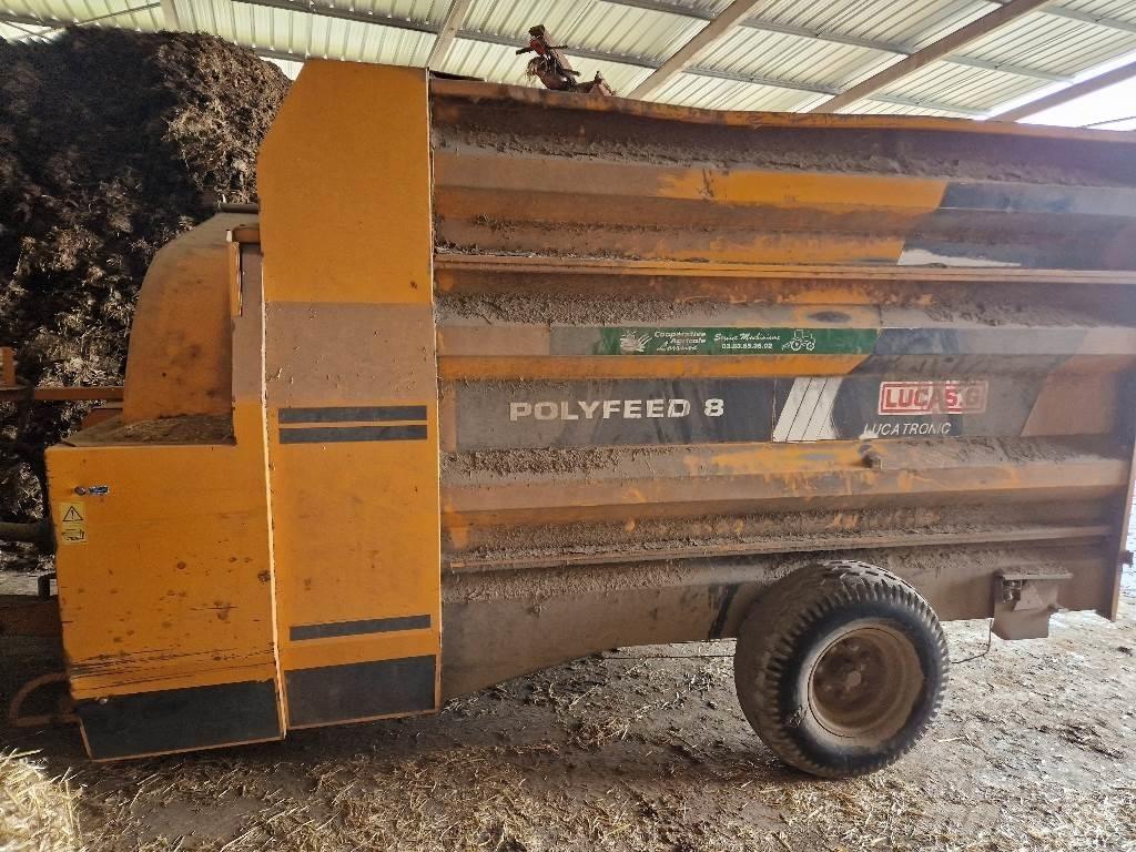 Lucas Polyfeed 8 Bale shredders, cutters and unrollers