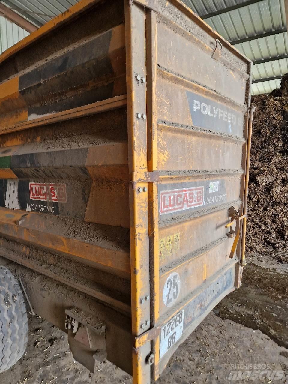 Lucas Polyfeed 8 Bale shredders, cutters and unrollers