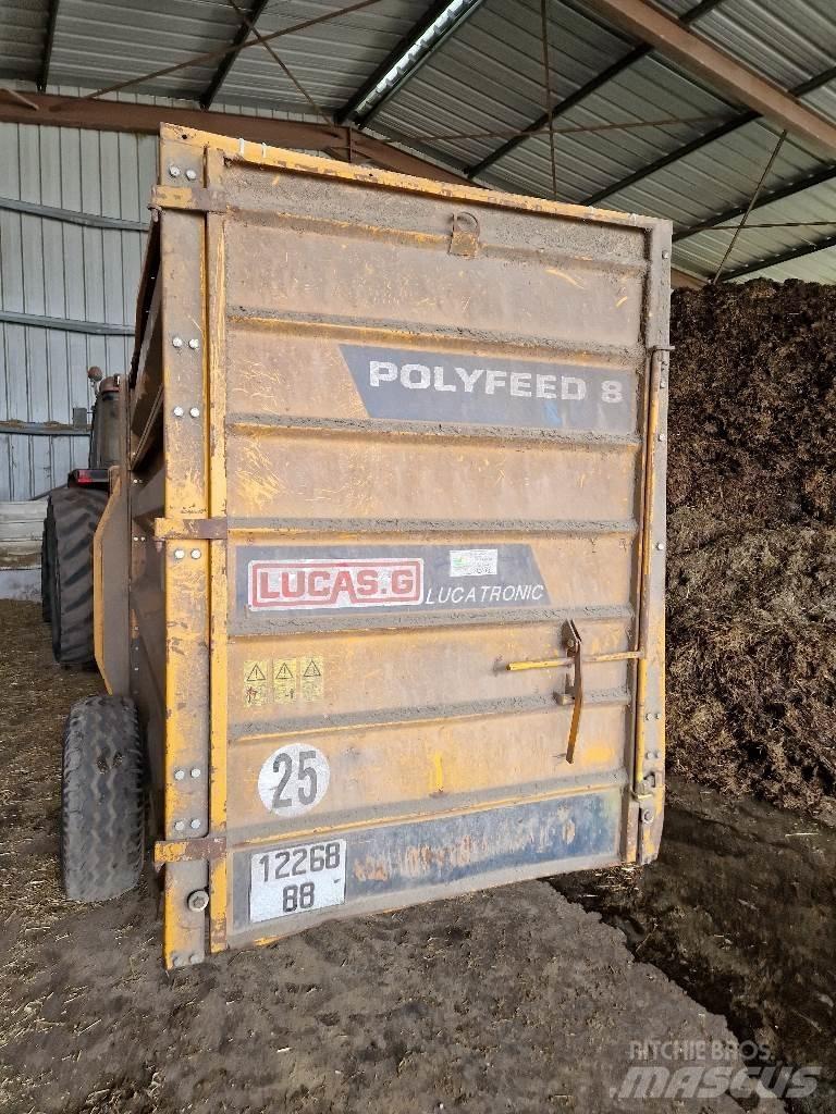 Lucas Polyfeed 8 Bale shredders, cutters and unrollers