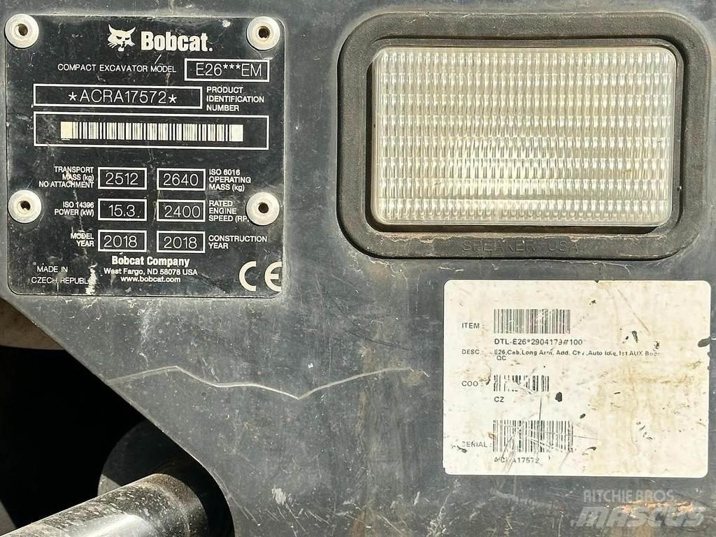 Bobcat E26 Mini excavators < 7t