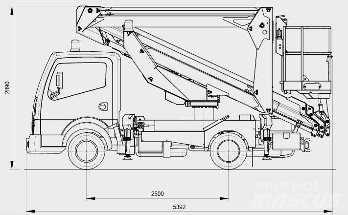 Palfinger P 240 AXE Truck mounted aerial platforms