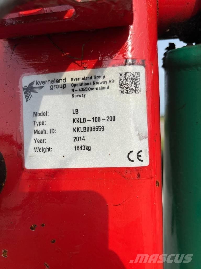 Kverneland LB100-200 Reversible ploughs