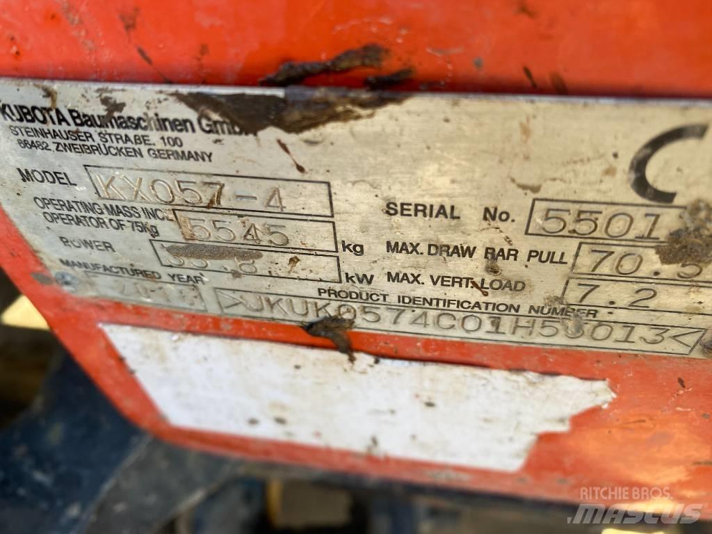 Kubota KX 057-4 Mini excavators < 7t