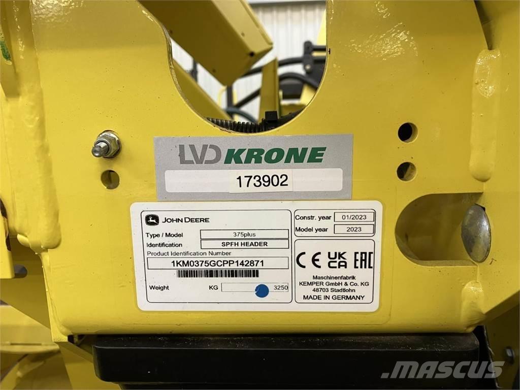 Kemper 375Plus Combine harvester spares & accessories