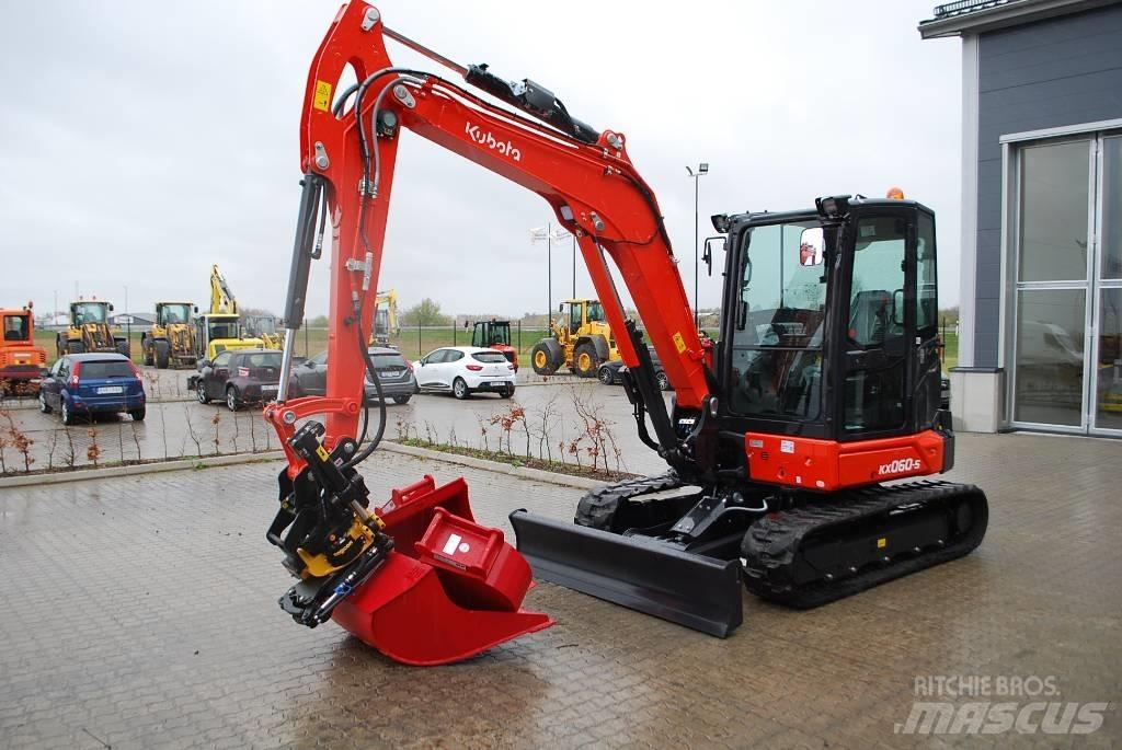 Kubota KX 060 - 6 tons Mini excavators < 7t