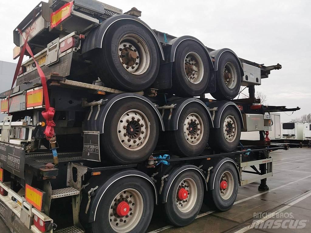 Van Hool 3B2015 Containerframe/Skiploader semi-trailers