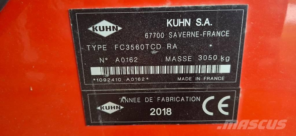 Kuhn FC 3560 TCD RD Mower-conditioners