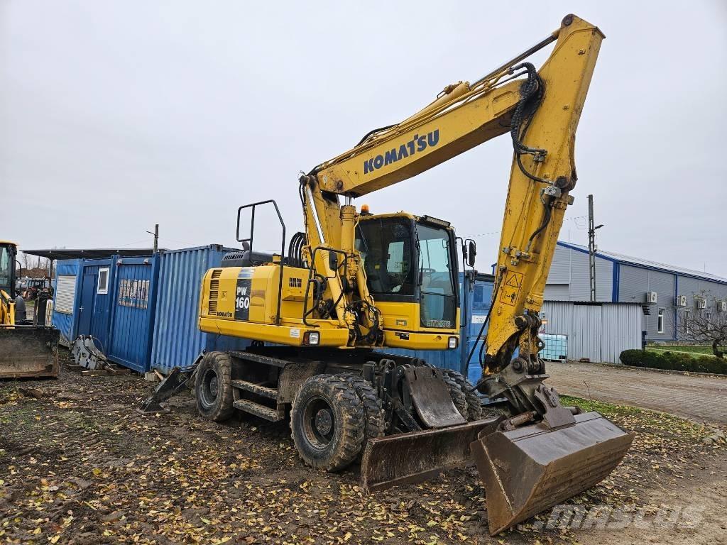 Komatsu PW 160-8 Wheeled excavators