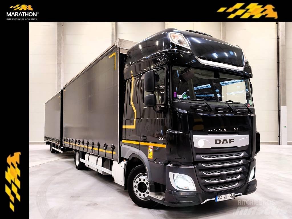 DAF XF 450 Tautliner/curtainside trucks