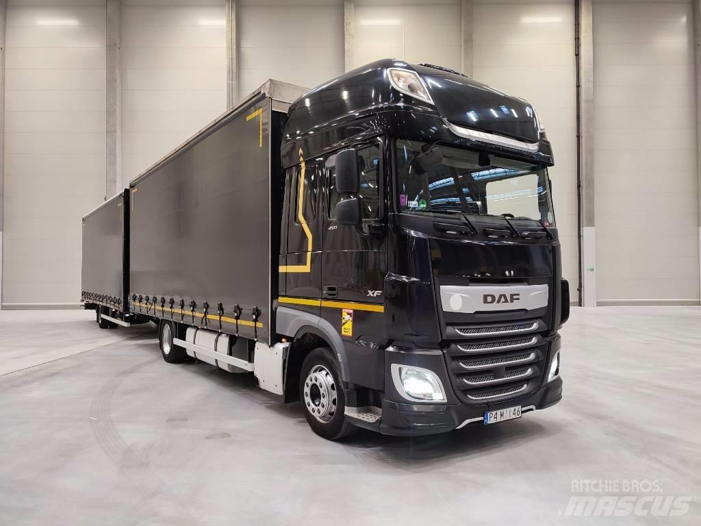 DAF XF 450 Tautliner/curtainside trucks