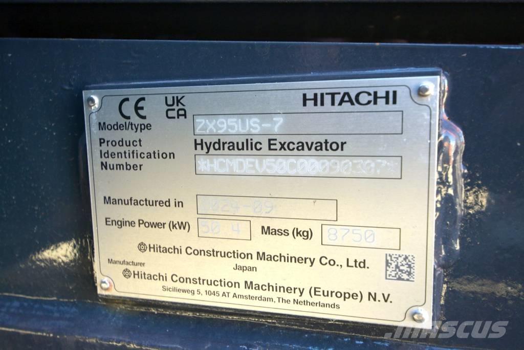 Hitachi ZX 95 US-7 Midi excavators  7t - 12t