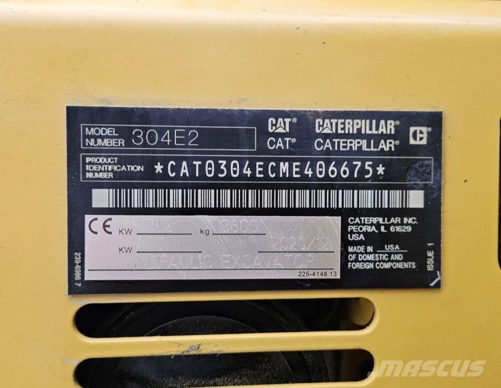 CAT 304 E 2 Mini excavators < 7t