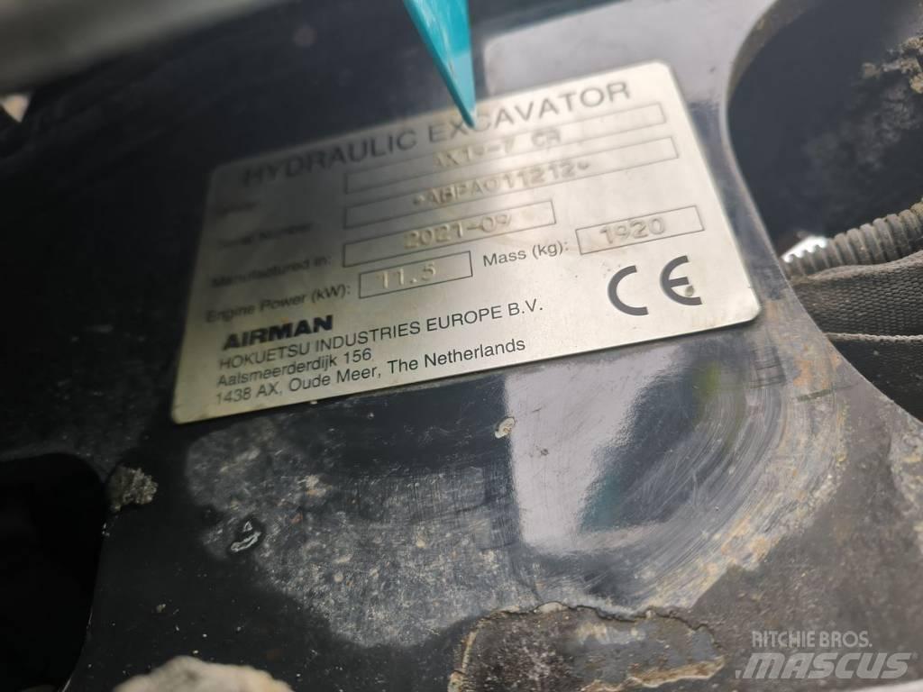 Airman AX19 Mini excavators < 7t