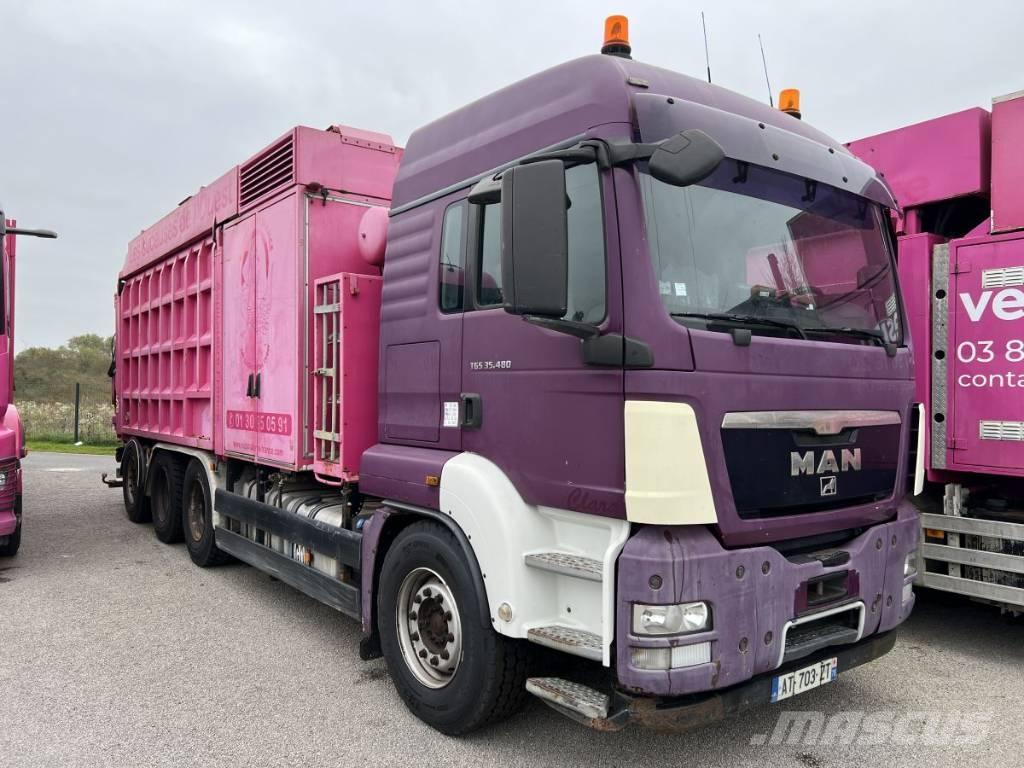 MAN 35.480 Tipper trucks