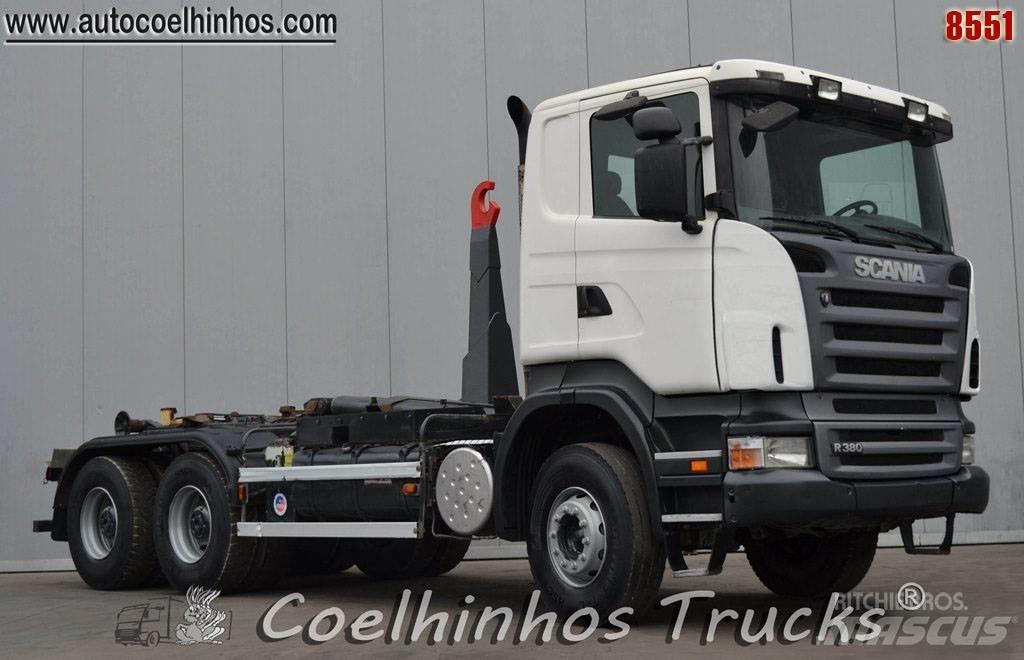 Scania R 380 Containerframe/Skiploader trucks