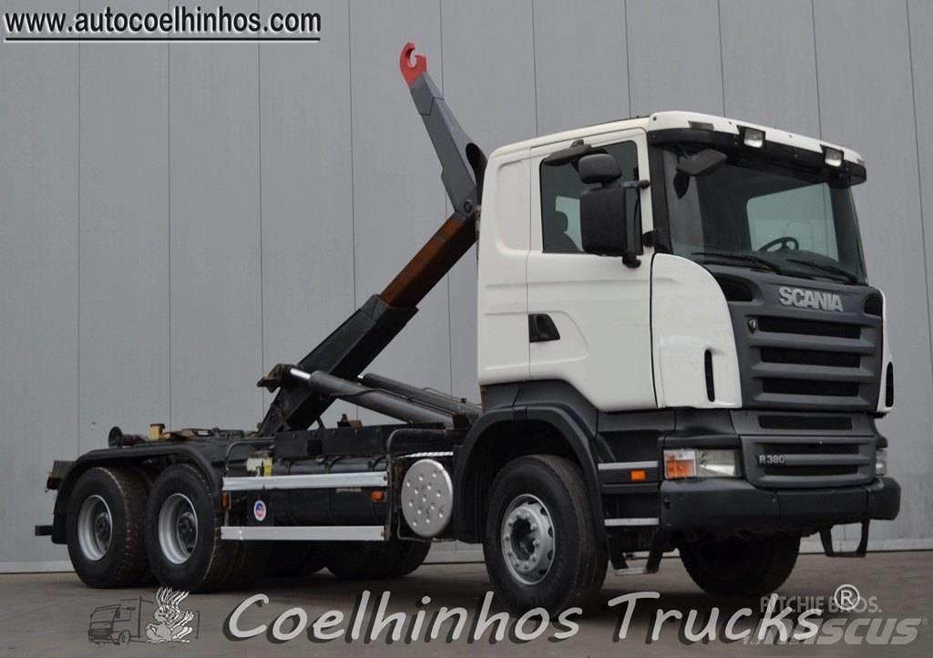 Scania R 380 Containerframe/Skiploader trucks