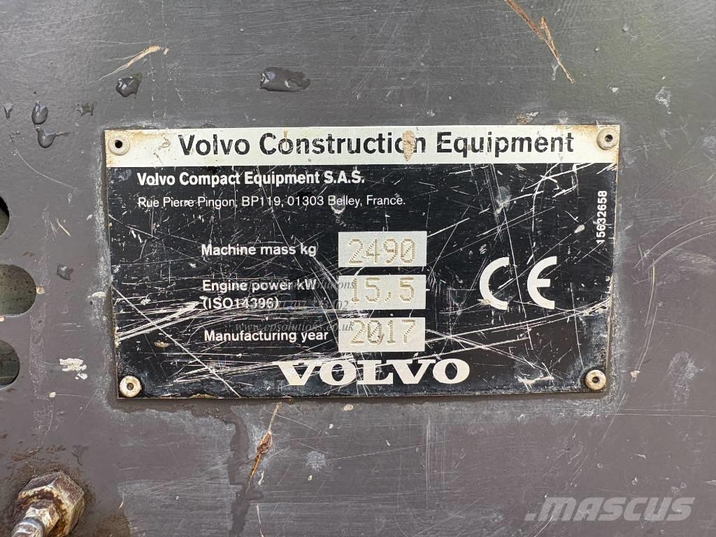 Volvo ECR 25 D Mini excavators < 7t