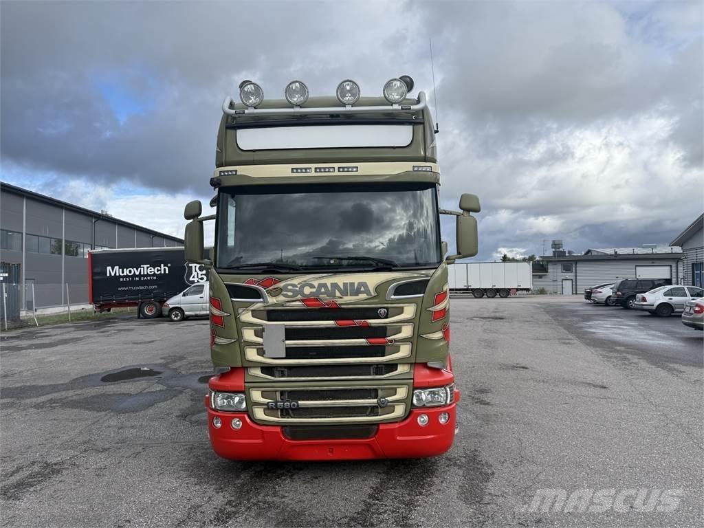 Scania R580 8X2 Van Body Trucks