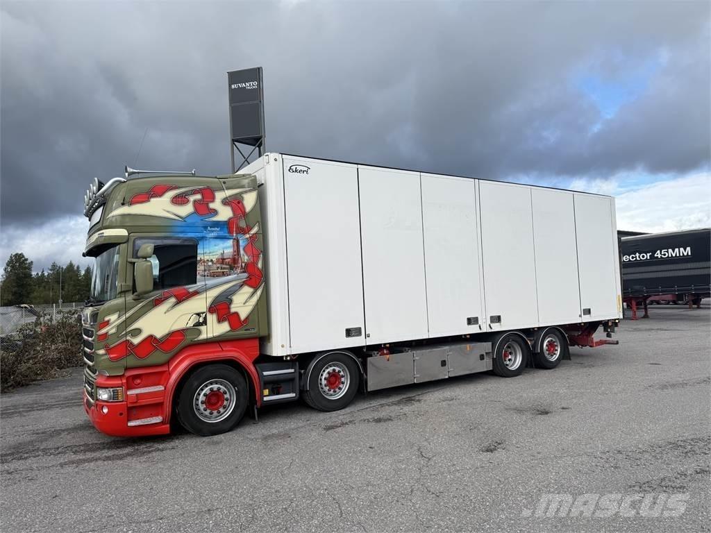Scania R580 8X2 Van Body Trucks