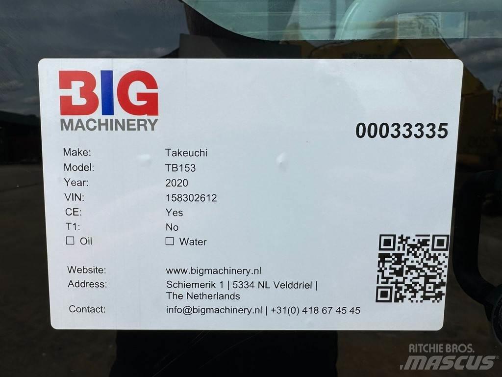 Takeuchi TB153FR Mini excavators < 7t