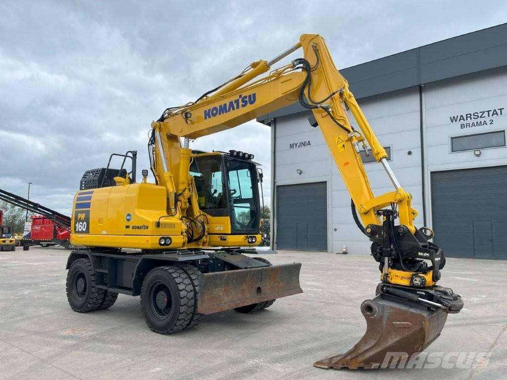 Komatsu PW 160-11 Wheeled excavators