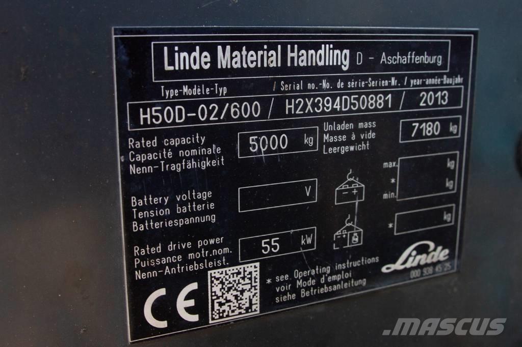 Linde H50D-02/600 Diesel trucks