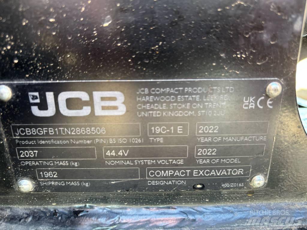 JCB 19 C-1 E Mini excavators < 7t