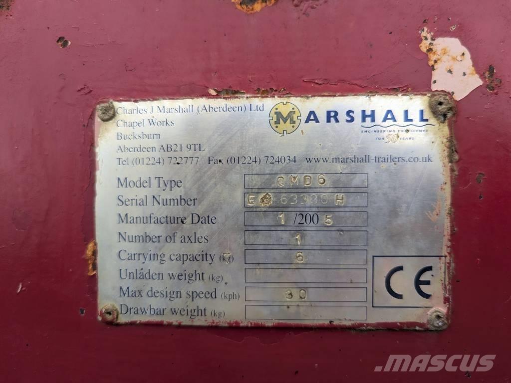 Marshall QMD6 Tipper trailers