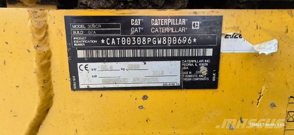 CAT 308 CR Midi excavators  7t - 12t