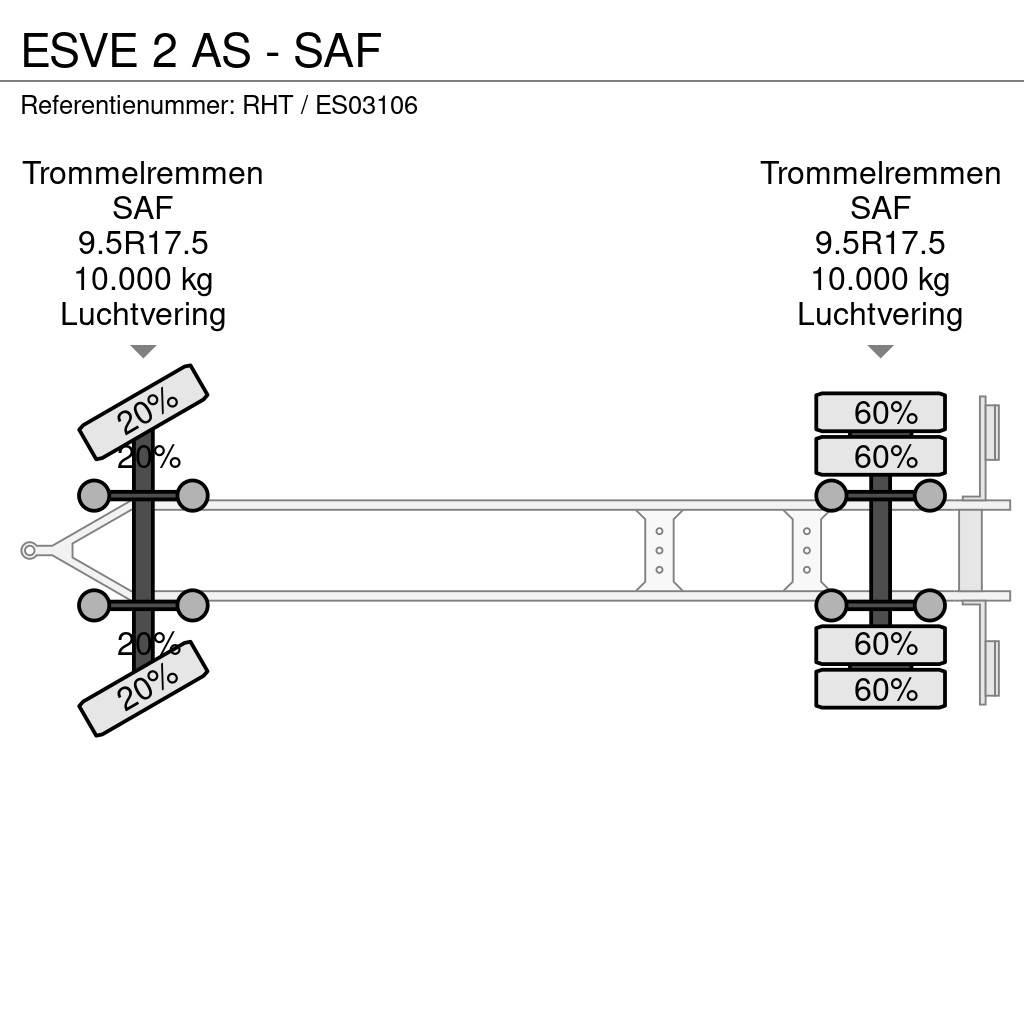 Esve 2 AS - SAF Containerframe/Skiploader trailers