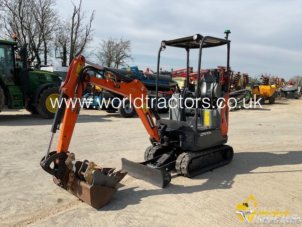 Doosan DX 17 Mini excavators < 7t