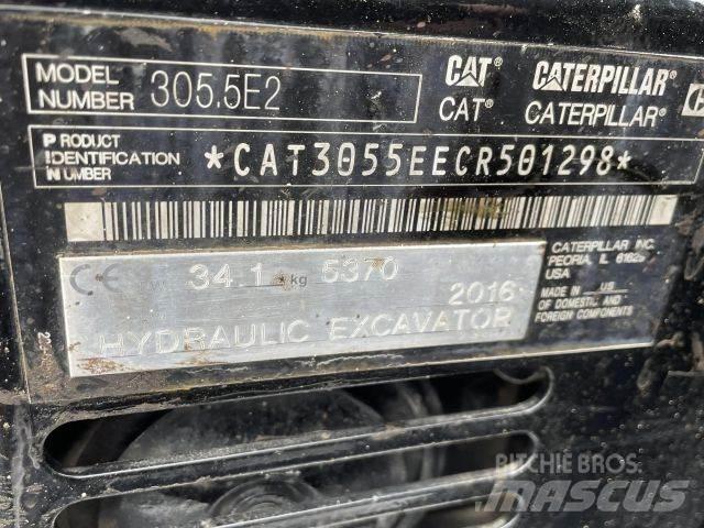 CAT 305,5 E2 Mini excavators < 7t