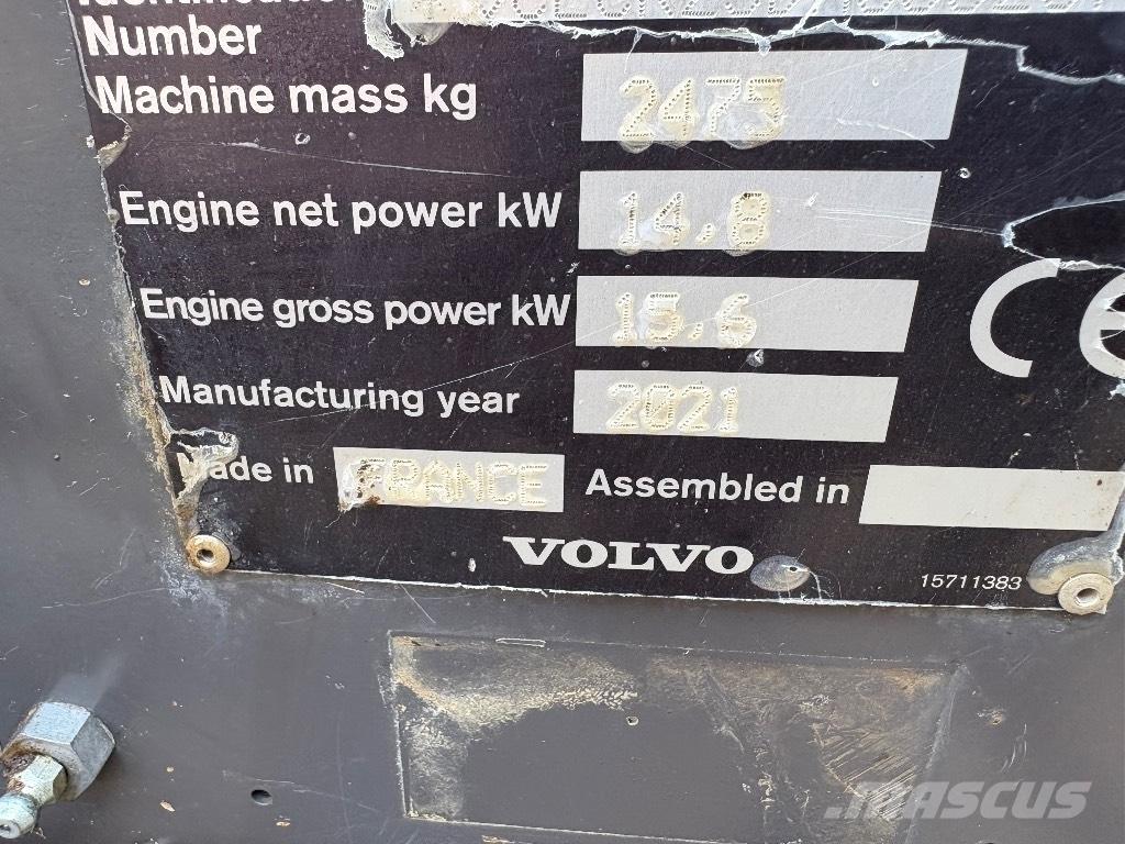 Volvo ECR 25 D Mini excavators < 7t