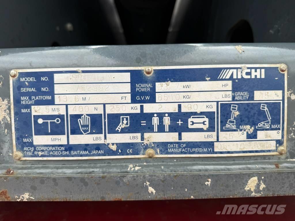 Aichi SR 14 CJM Telescopic boom lifts