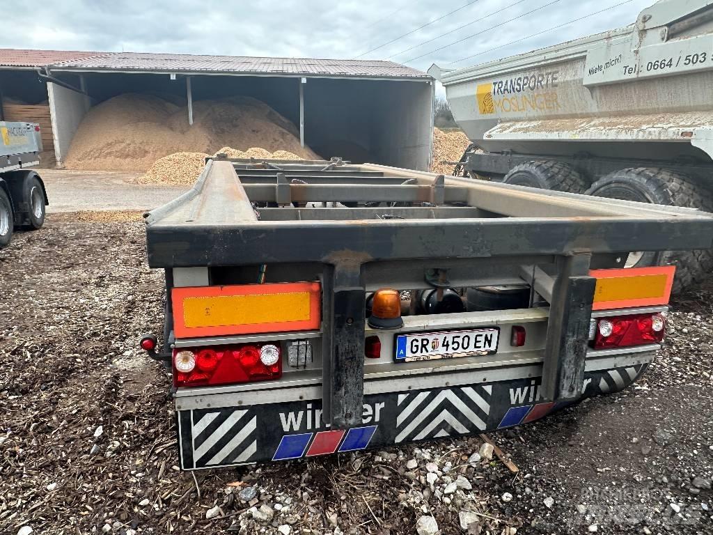 Gföllner ACO 2/18 L Containerframe/Skiploader trailers