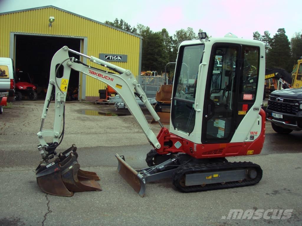 Takeuchi TB 216 Mini excavators < 7t