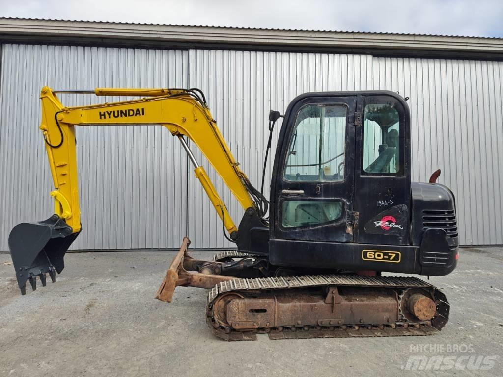 Hyundai R 60-7 Mini excavators < 7t