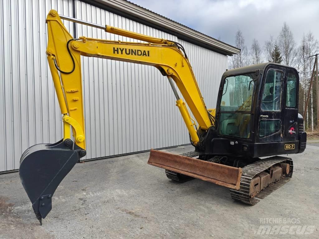 Hyundai R 60-7 Mini excavators < 7t