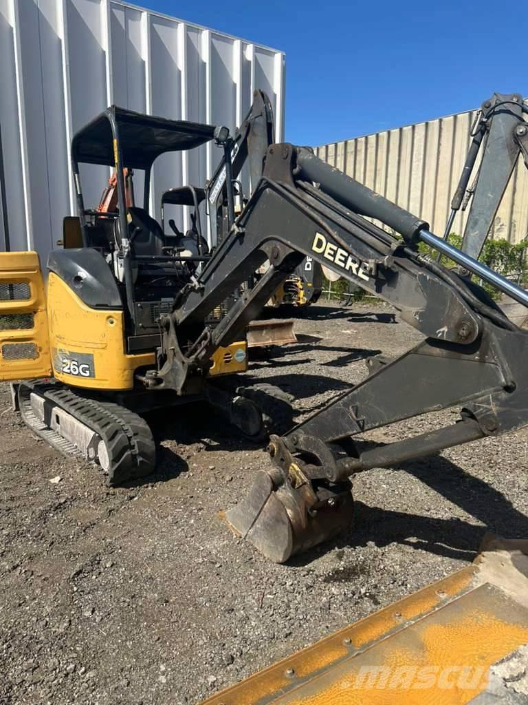 John Deere 26 G Mini excavators < 7t