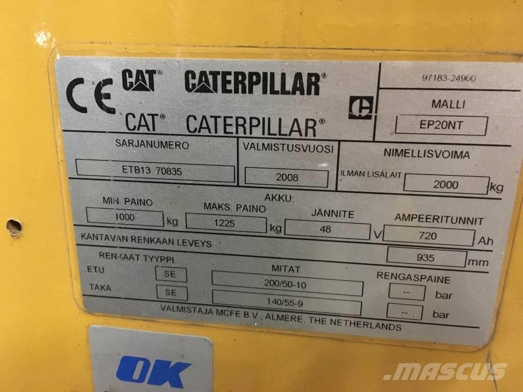 CAT EP 20 NT Electric forklift trucks