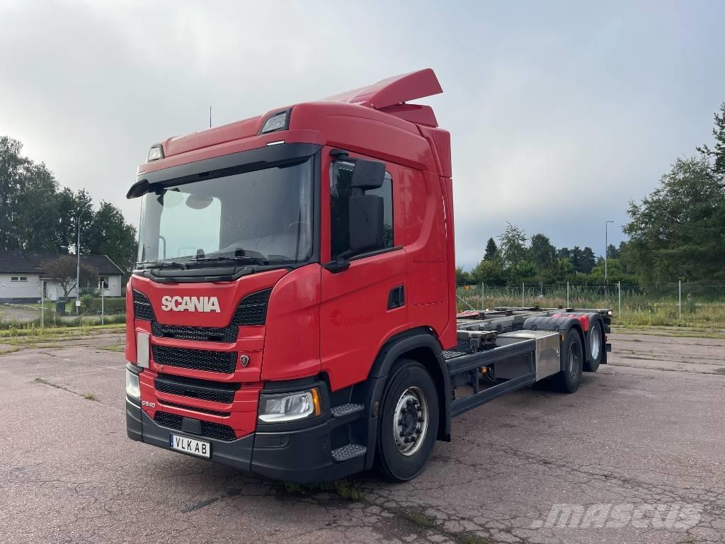Scania G 540 Containerframe/Skiploader trucks